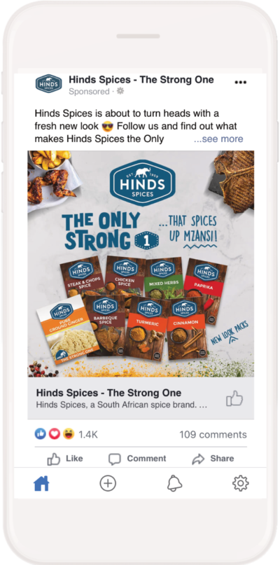 Gallant Marketing Group - Hinds Spices - Facebook Campaign - Example 2