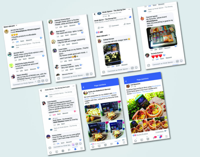 Gallant Marketing Group - Hinds Spices - Facebook Customer Engagements