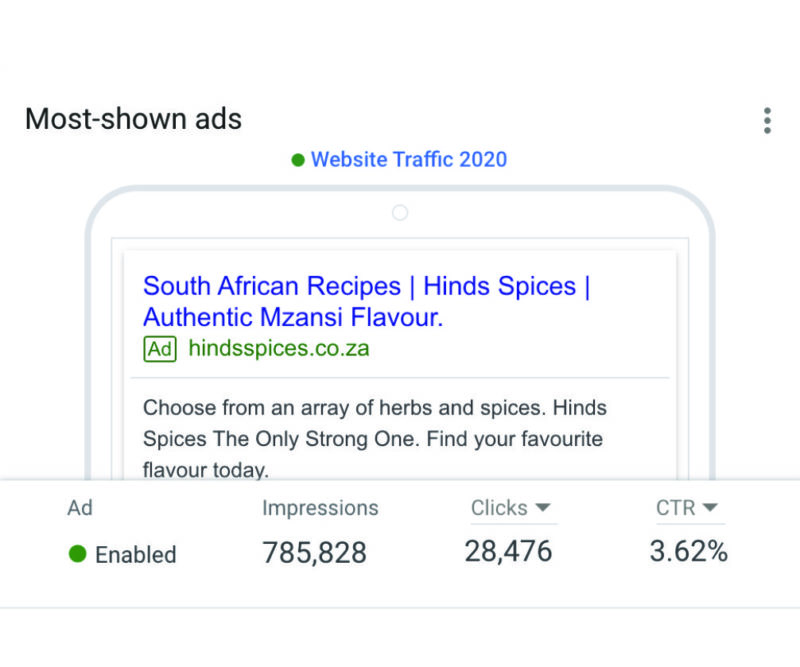 Gallant Marketing Group - Hinds Spices - Google Ads